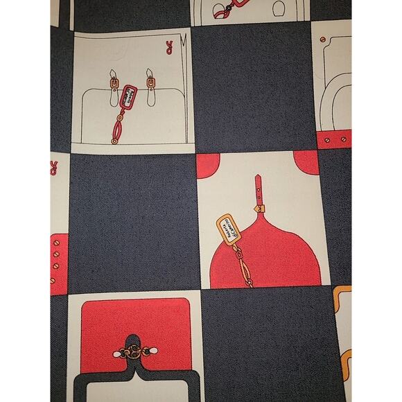 Vintage Roberta di Camerino Handbag Print Fabric 1 Yard Italian Designer Textile - Picture 4 of 7